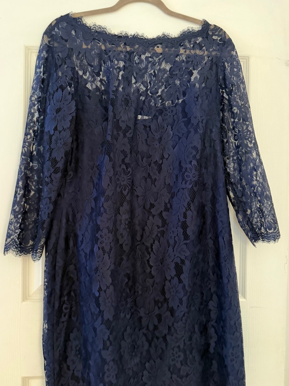 Weddington Way Navy Blue Lace Dress